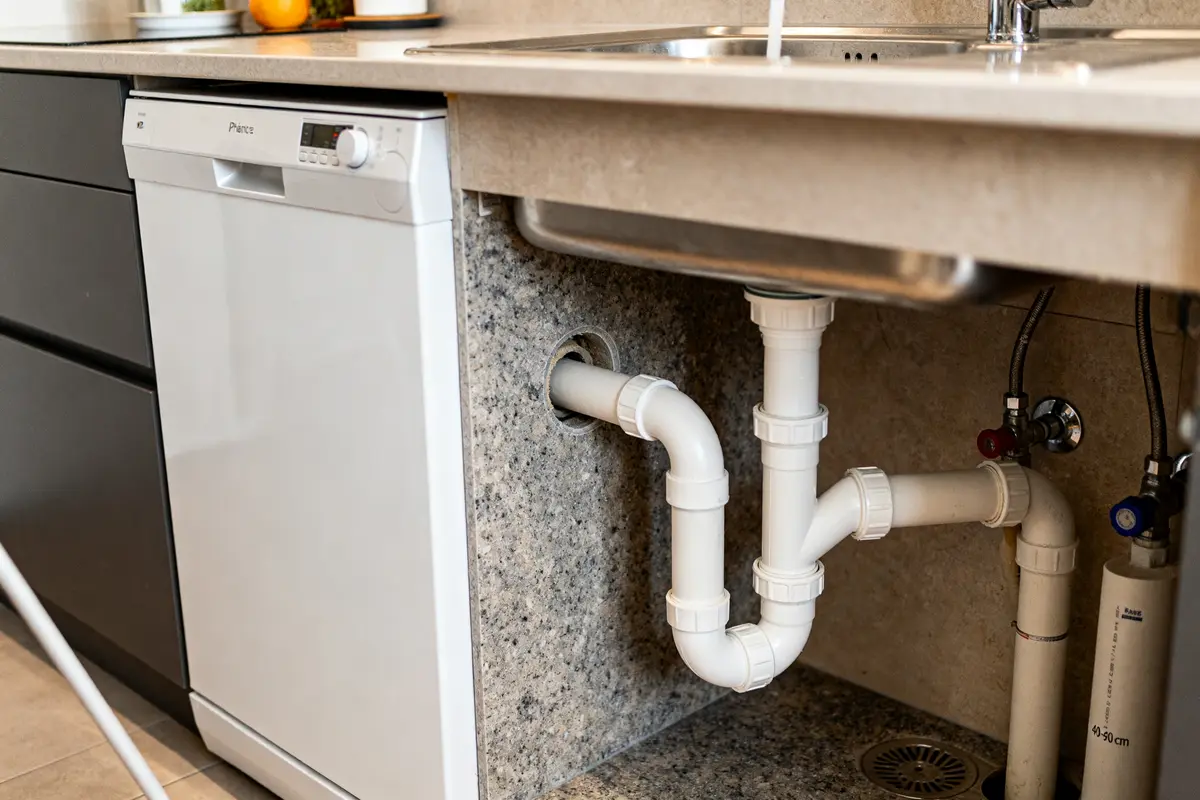 L’évacuation de l'évier et du lave-vaisselle, essentielle pour savoir bricoler en cuisine